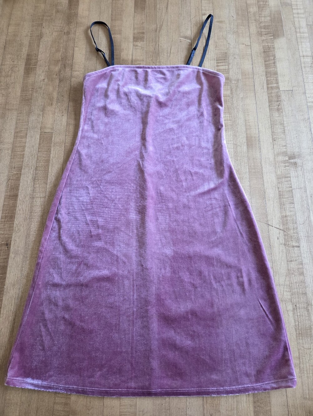 Forever 21 Rose Colored Velvet Mini Dress Size S